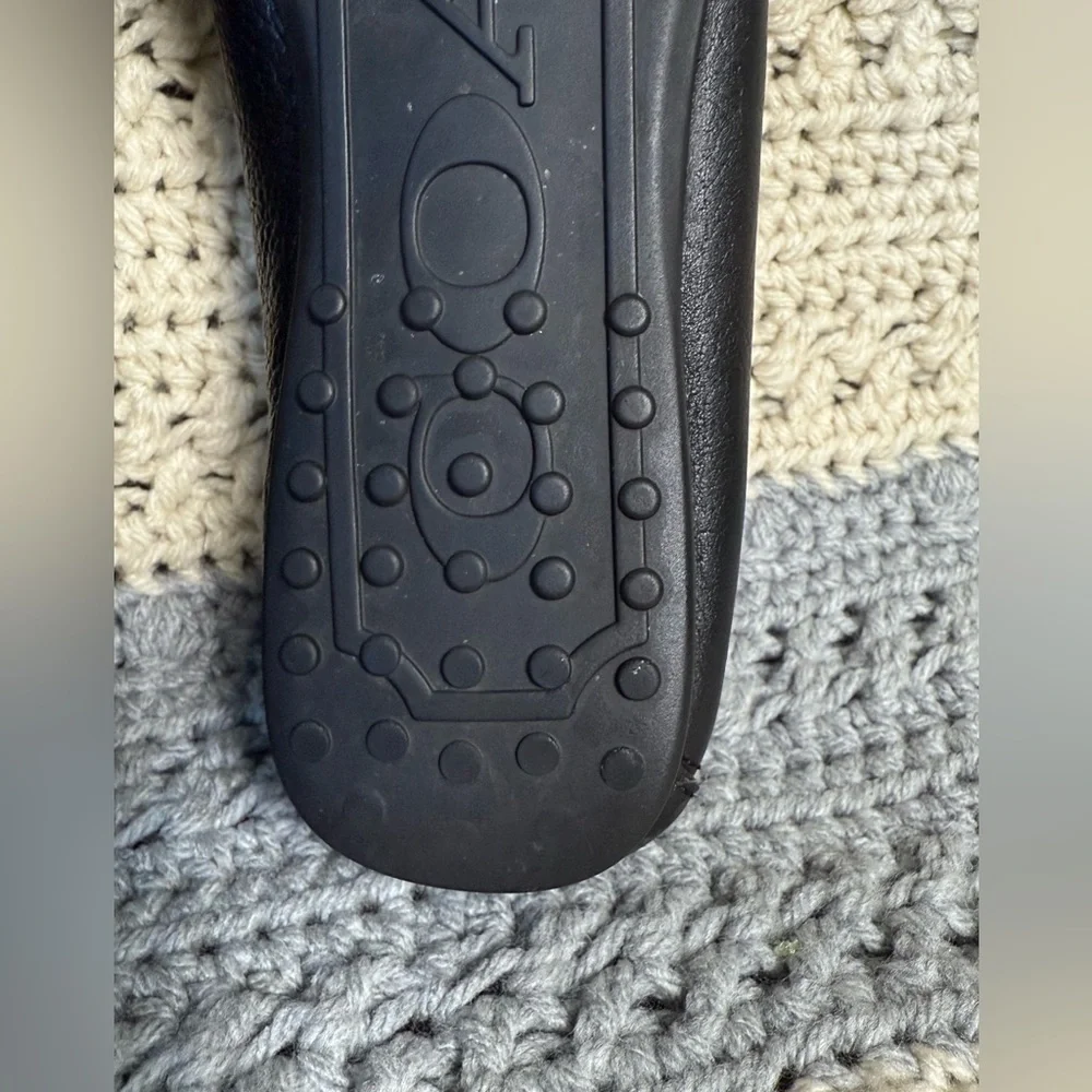 Coach Fredrick Black Leather Loafers Womens Sz‎ 7.5